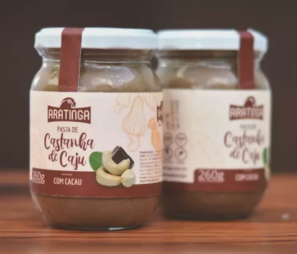 pasta de castanha de caju com cacau