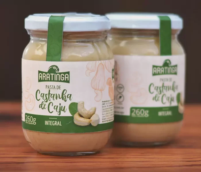 pasta de castanha de caju integral