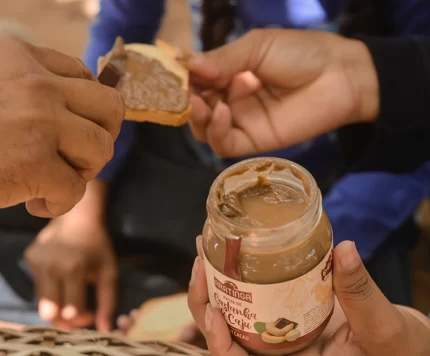 Pasta de castanha de caju sabor cacau