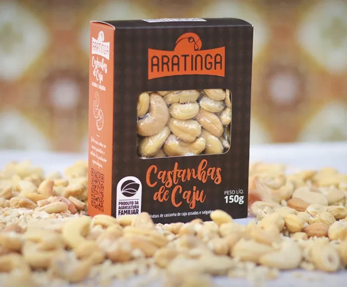 Castanha de Caju Assada e salgada aratinga 150g